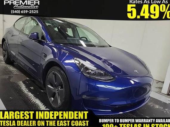 TESLA MODEL 3 2022 5YJ3E1EB0NF325447 image